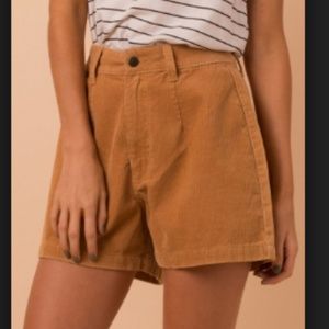 Princess Polly Afends Corduroy Shorts Size 2